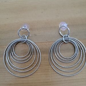 Elegant Silver Hoop Earrings
